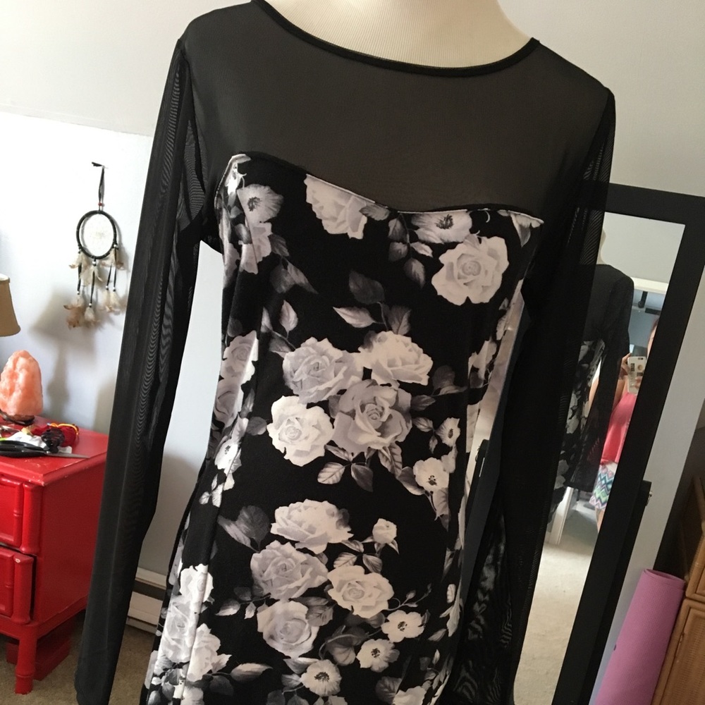 Sexy flower dress